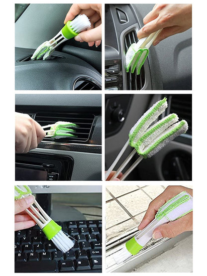 Detailing Brush,1pc Double-Ended Multifunctional Car Cleaning Brush, Car Cleaner
