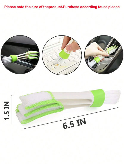 Detailing Brush,1pc Double-Ended Multifunctional Car Cleaning Brush, Car Cleaner