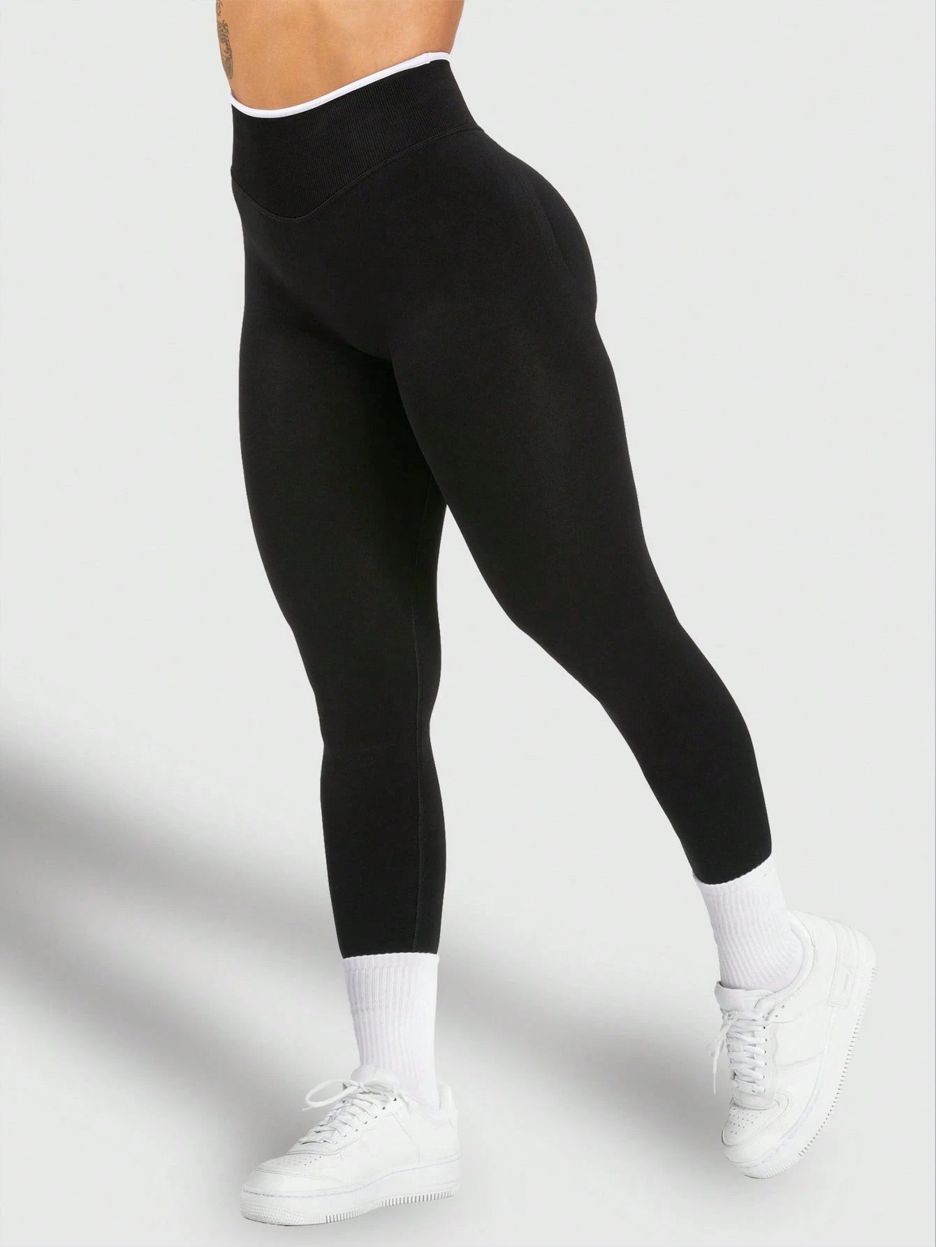 DINBEY Women's High Waist Outdoor Sports Pants, Lifting Yoga Leggings, Suitable For Running, Fitness And Yoga
