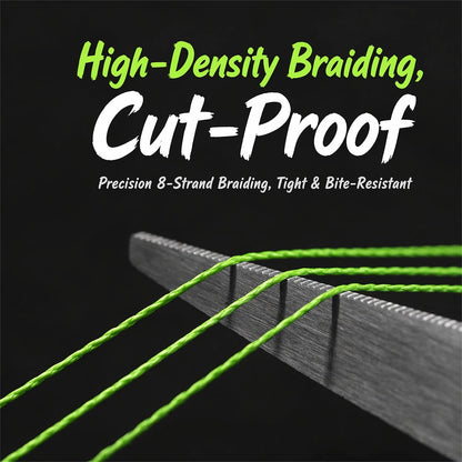 Diseathriving 4-Strand Braided PE Fishing Line, Zero Stretch High Sensitivity Wear Resistant Smooth Casting Braided Line, Imported Raw Fiber For Freshwater Saltwater Bass Fishing, Multiple Colors Avai