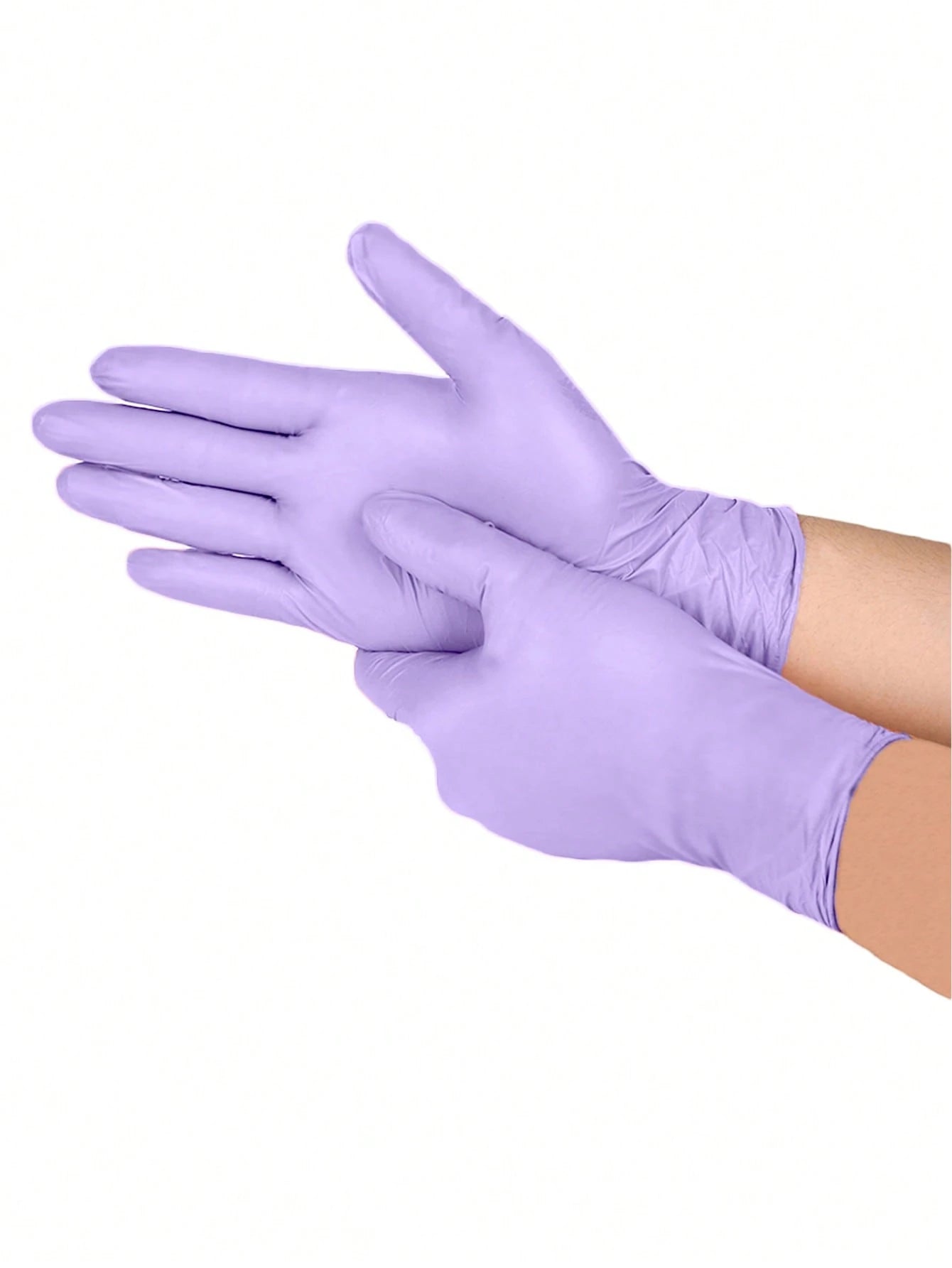Disposable Nitrile Gloves, Available In Pink, White, Black, Blue, Latex-Free, Waterproof Cleaning Gloves, Suitable For Home, Kitchen, BBQ Cleaning, Hair Dyeing, Manufacturing And Other Household Tools