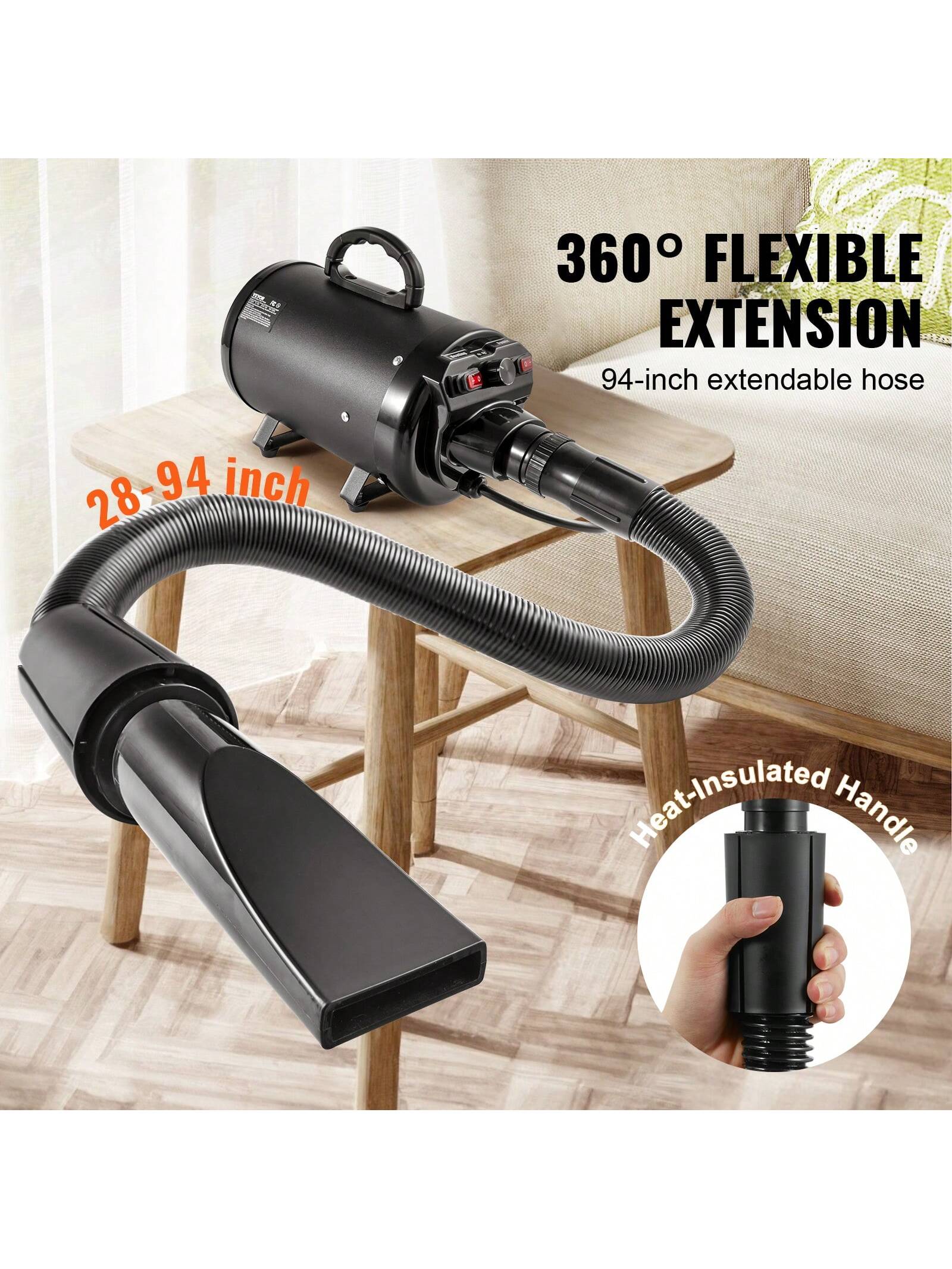 Dog Lover Gift And Dog Mom Love Dryer 2800W Portable Professional Cat/Dog Lover Gift And Dog/Cat Mom Love Dog Lover Gift And Dog Mom Love Blower Dryer 4.3HP High Velocity Cat/Dog Lover Gift And Dog/Ca