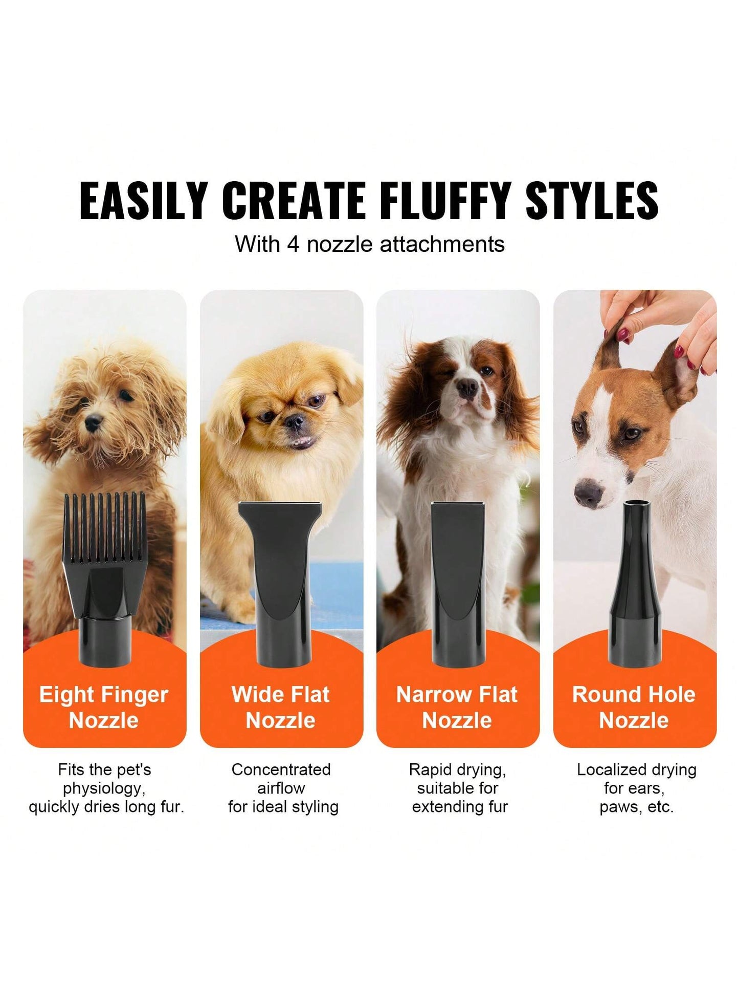 Dog Lover Gift And Dog Mom Love Dryer 2800W Portable Professional Cat/Dog Lover Gift And Dog/Cat Mom Love Dog Lover Gift And Dog Mom Love Blower Dryer 4.3HP High Velocity Cat/Dog Lover Gift And Dog/Ca