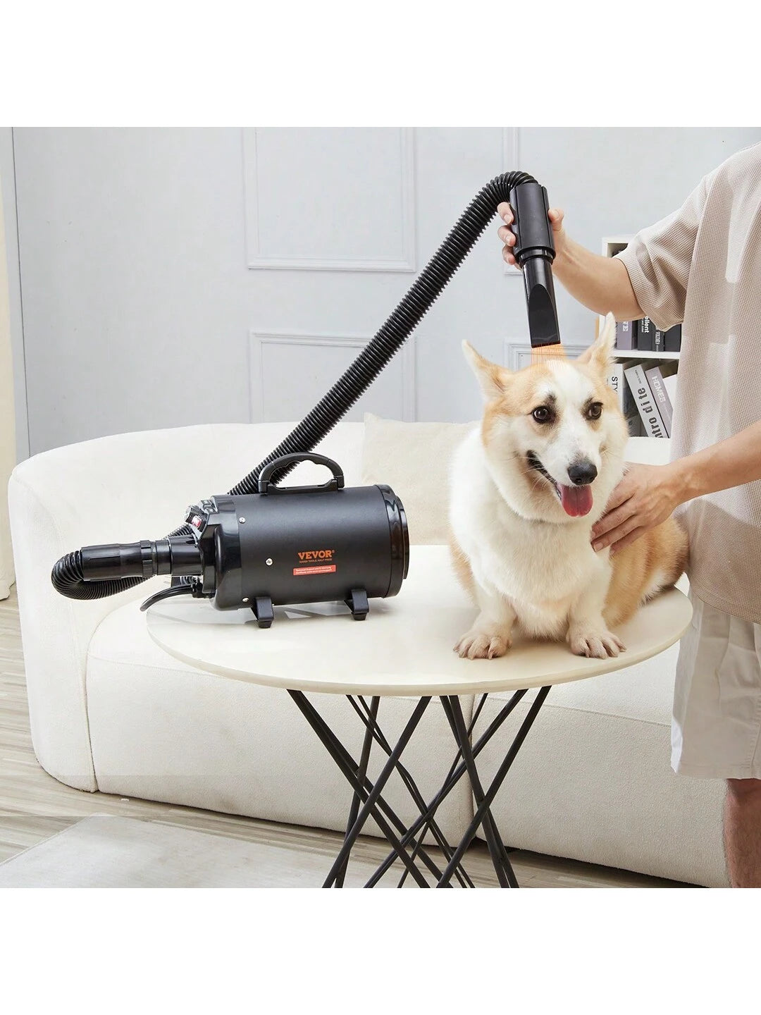 Dog Lover Gift And Dog Mom Love Dryer 2800W Portable Professional Cat/Dog Lover Gift And Dog/Cat Mom Love Dog Lover Gift And Dog Mom Love Blower Dryer 4.3HP High Velocity Cat/Dog Lover Gift And Dog/Ca