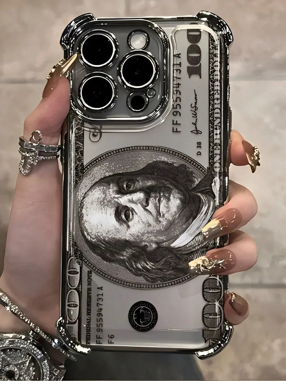 Dollar Sign Phone CaseSuitable For Compatible With Iphone17,17Air,17pro,17pro Max/ 16/15/14/13/12/11 Pro/Plus/Max,As Well As,Compatible With Galaxy S22/23/24/25 Ultra/FE+Is A Thoughtful Birthday Gift
