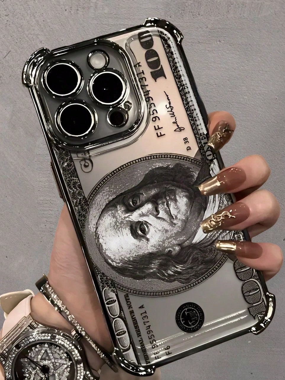 Dollar Sign Phone CaseSuitable For Compatible With Iphone17,17Air,17pro,17pro Max/ 16/15/14/13/12/11 Pro/Plus/Max,As Well As,Compatible With Galaxy S22/23/24/25 Ultra/FE+Is A Thoughtful Birthday Gift