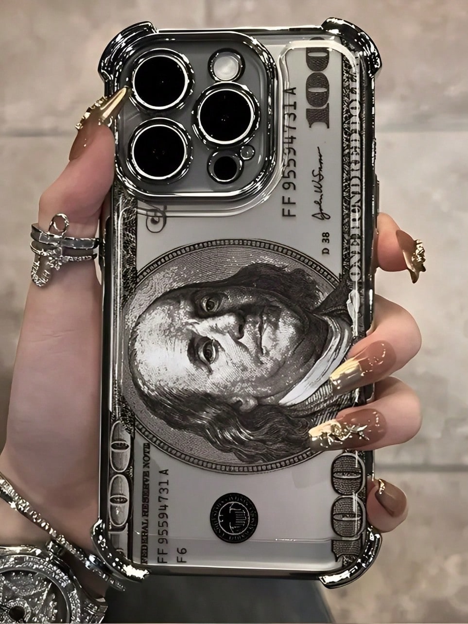 Dollar Sign Phone CaseSuitable For Compatible With Iphone17,17Air,17pro,17pro Max/ 16/15/14/13/12/11 Pro/Plus/Max,As Well As,Compatible With Galaxy S22/23/24/25 Ultra/FE+Is A Thoughtful Birthday Gift