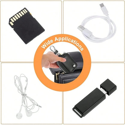 Earbud, Headphone Storage 4/1/2/3/Pro 2, PU Leather Zipper Carrying Pouch Earbuds Bag With Keychain Wireless Earphones, Wired Headphone & USB- EJB 1 PCS Brown