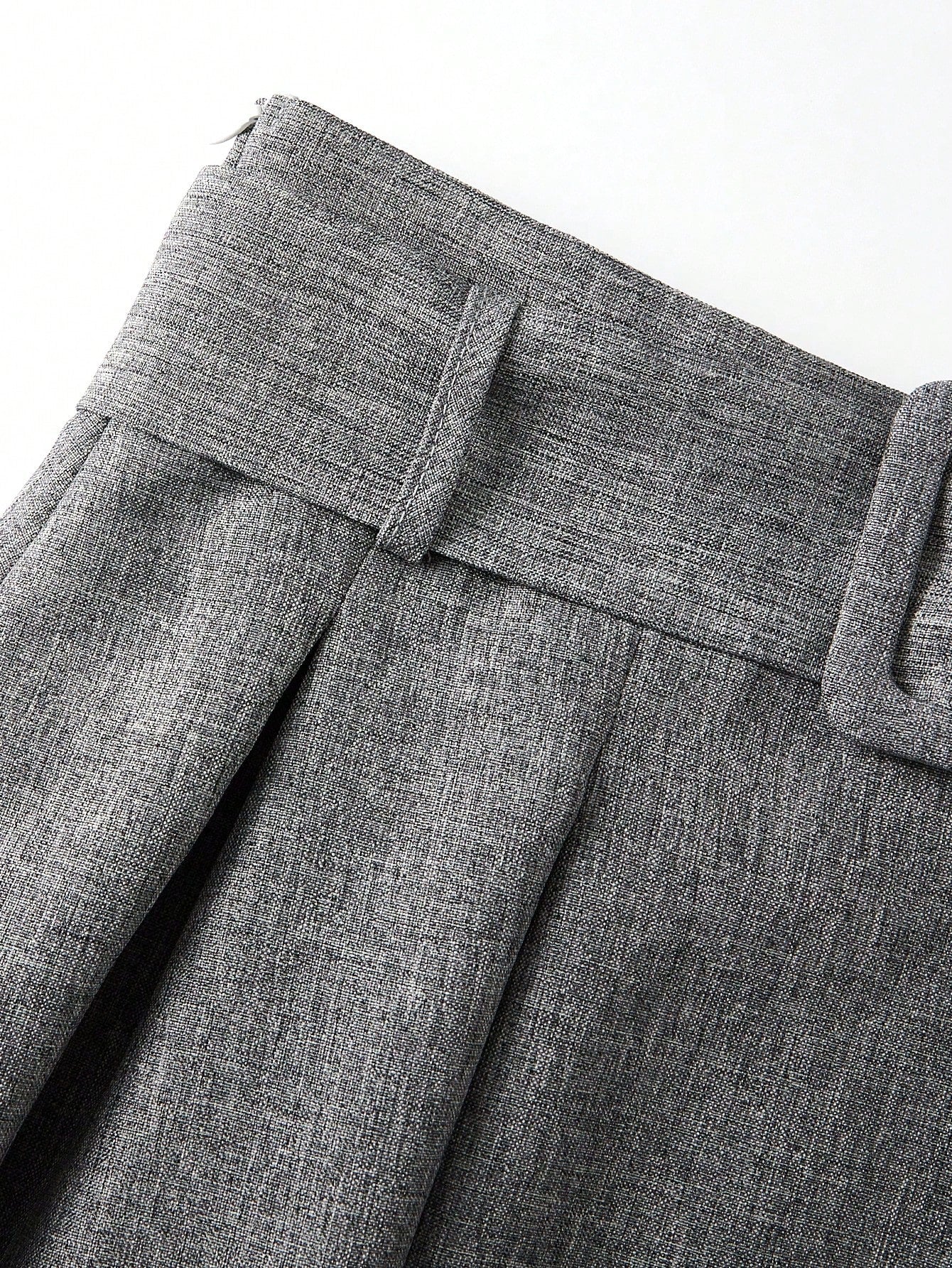 EARO Women's High Waist Gray Skirt, Elegant Casual Style Spring