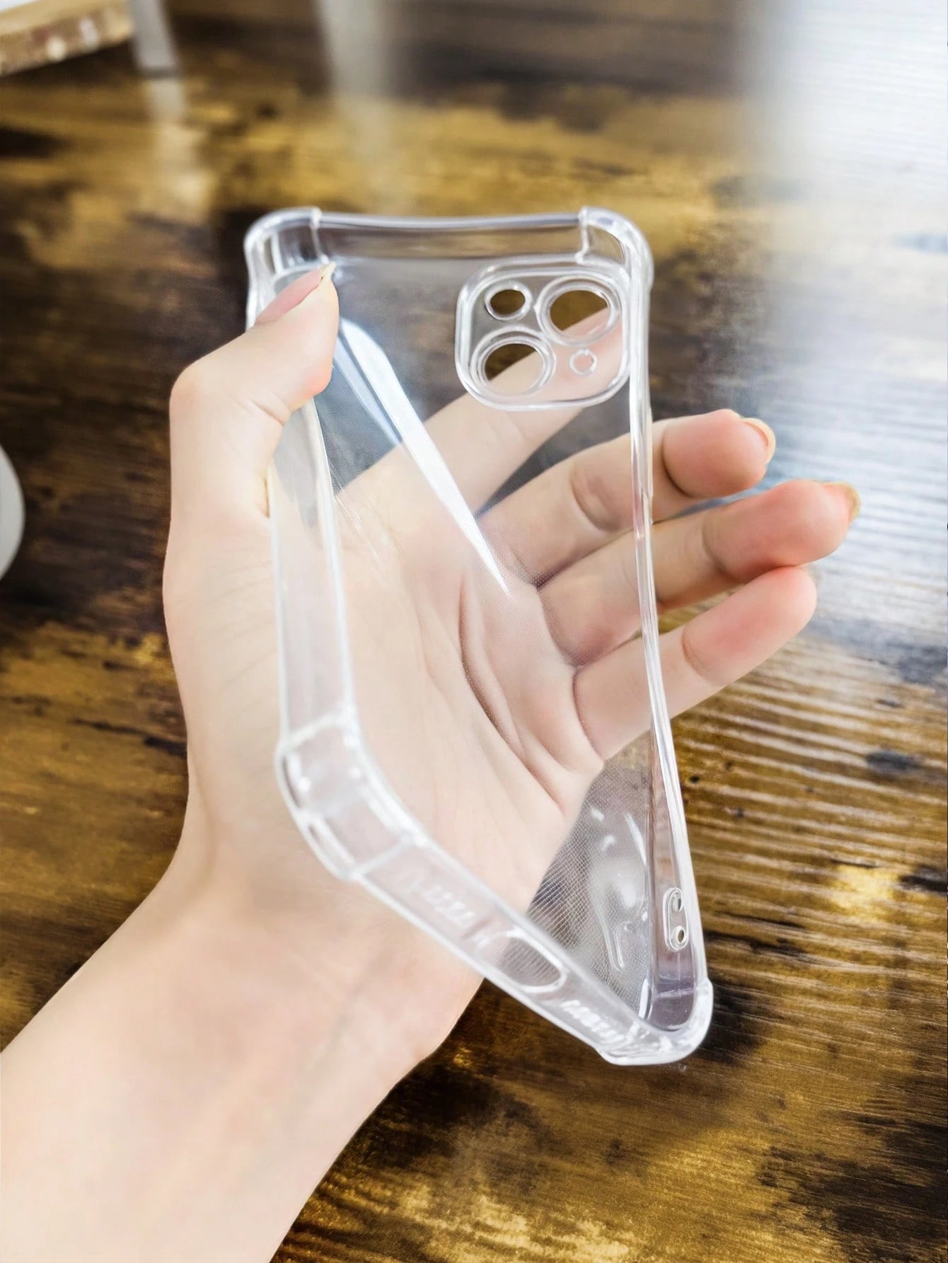 Easypie Selection 1pc Minimalist Reinforced Airbag Corner TPU Phone Protective Case, Compatible With I17/17 Pro/16/16 Pro Max/15/14/13/12/11/X/8/7 Series, S24/S23/S22/A05/A04/A03 Series, Birthday Gift