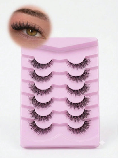 ELAE Lash Clusters D Curl, 168 Pcs Wispy Individual Lashes, 8-16mm Mixed Length DIY Cluster Eyelashes, 14 Rows Spiky False Lashes For At-Home Lash Extension Look