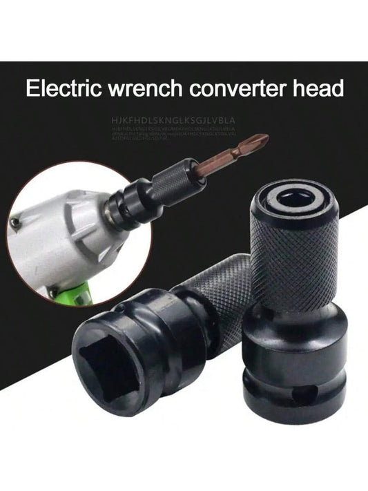 Electric Wrench Converter Head Hexagonal 1/2 To 1/4 Converter Wrench Impact Socket Adapter Electric Accessories