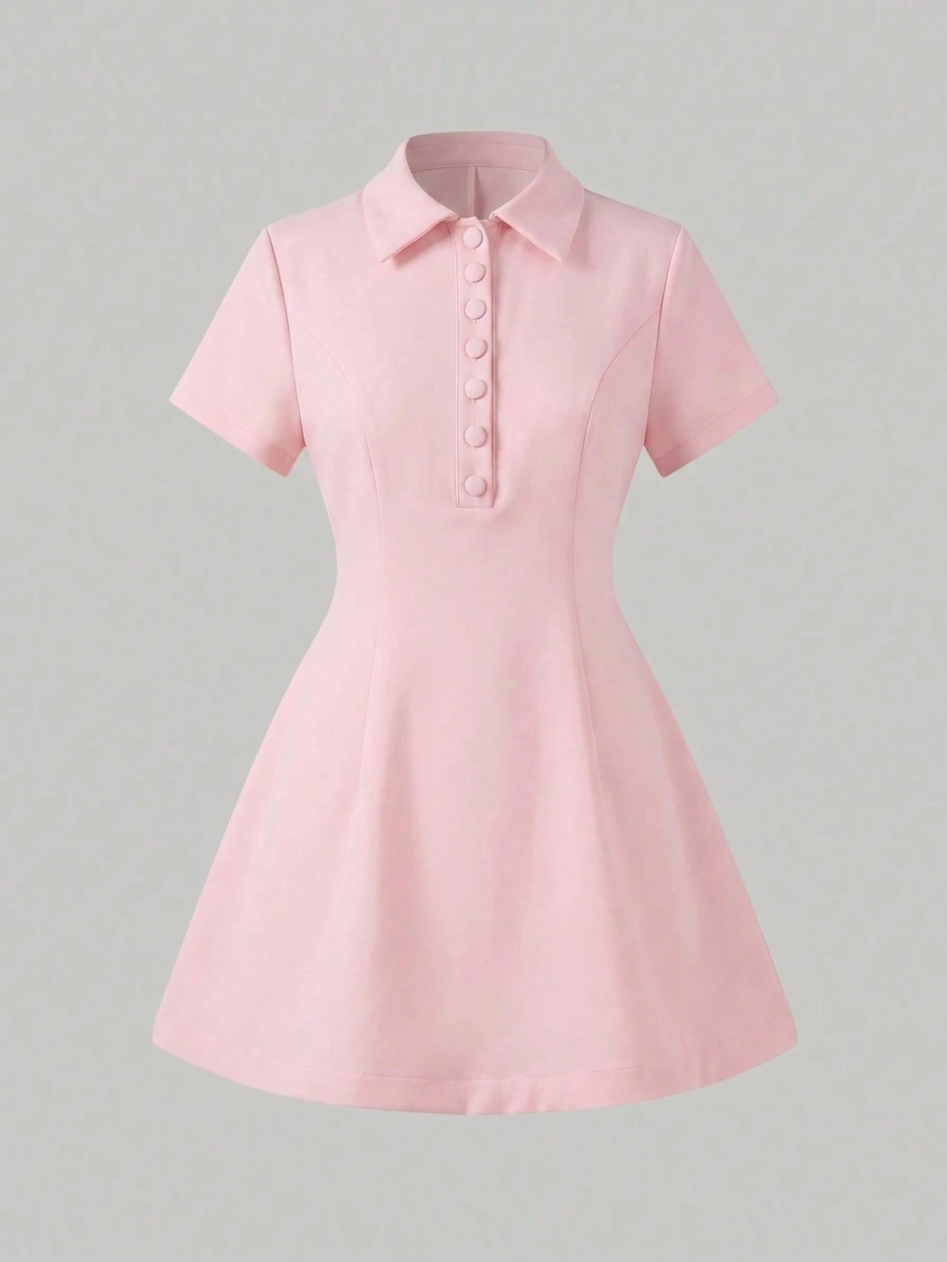 Elegant Casual College Office Commute Romantic Daily Date Party Vacation Mini Dress Pink