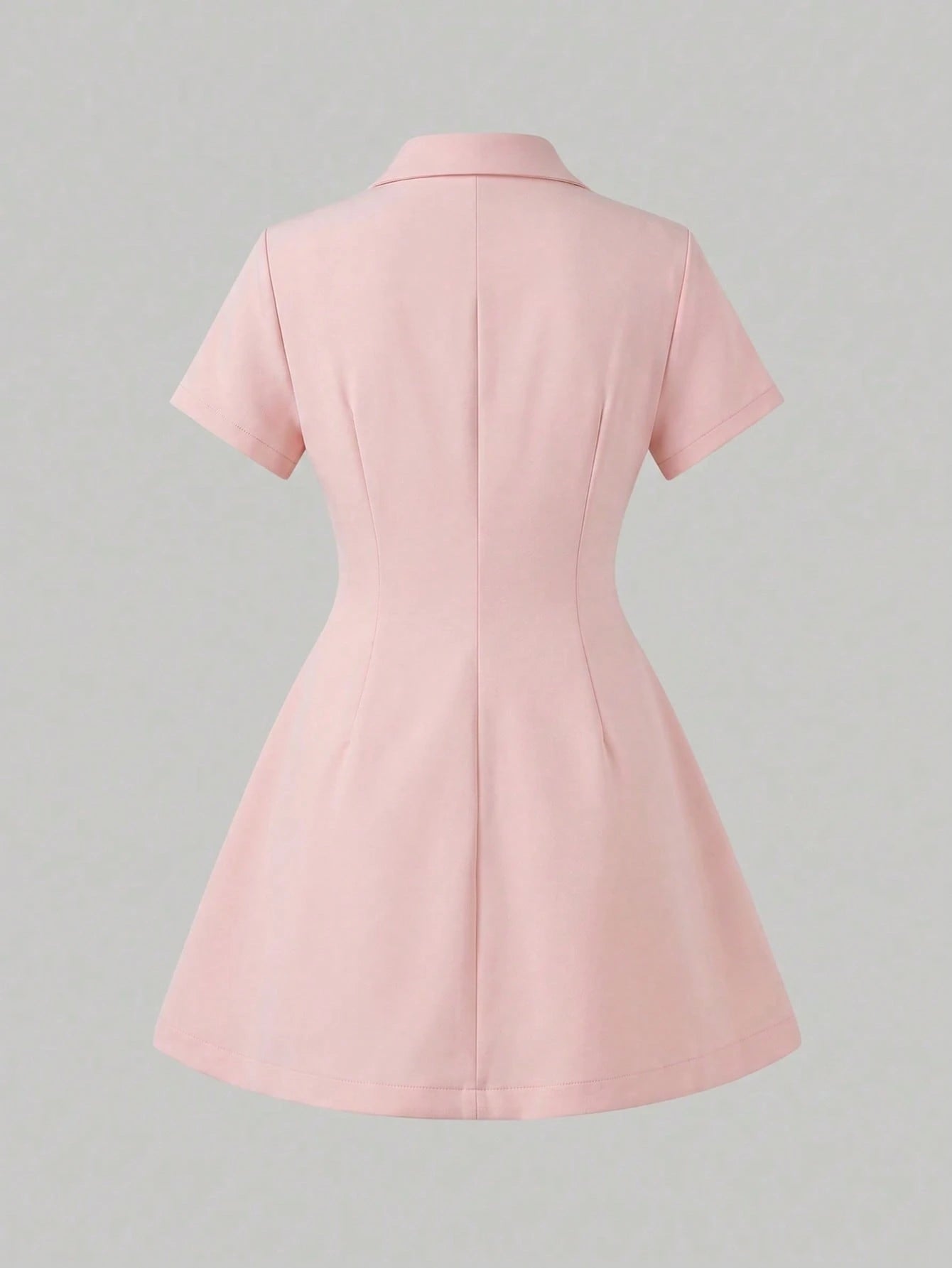 Elegant Casual College Office Commute Romantic Daily Date Party Vacation Mini Dress Pink