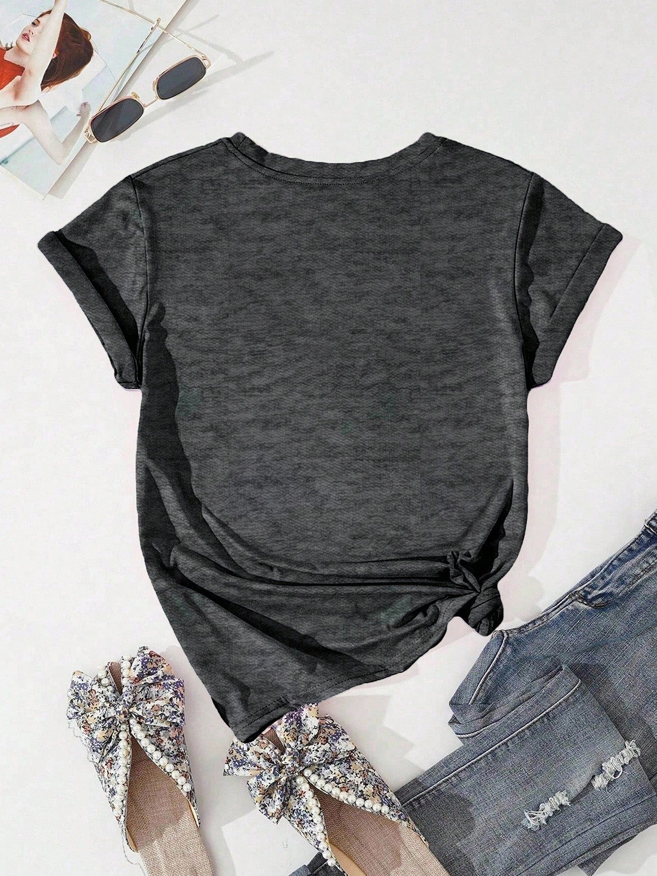 EMERY ROSE Kindness Is Free Printed Plus Size T-Shirt