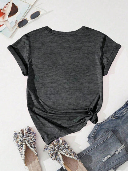 EMERY ROSE Kindness Is Free Printed Plus Size T-Shirt