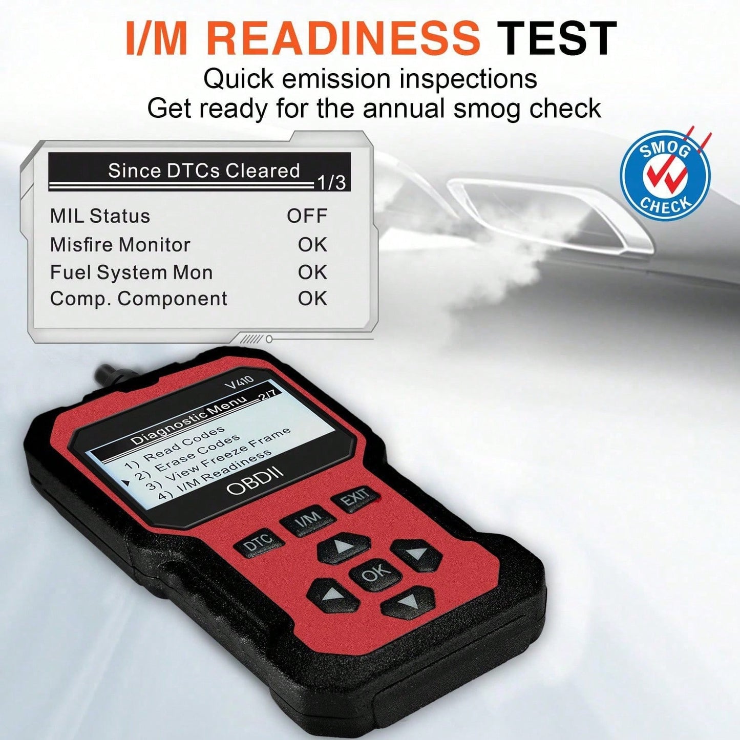 Escáner Obd Ii Universal Mejorado, Lector De Códigos De Fallos De Motor De Coche, Herramienta De Escaneo De Diagnóstico, Lectura Y Códigos De Error Claros Para 1996 O