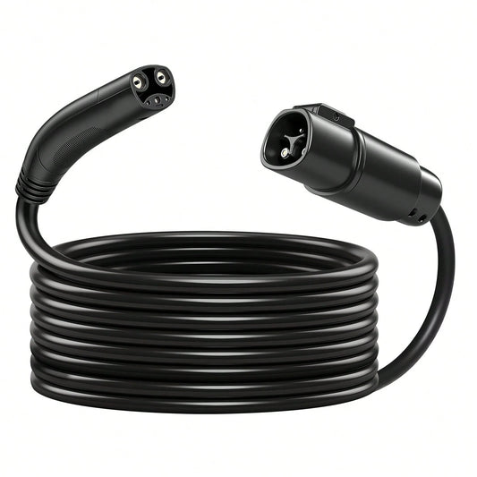 EV Charger Extension Cable For Te Sla, 48Amp 40 Ft Max 240V 11.52 KW With NACS Plug, EV Extension Cord For Level 1/2 Tesla Mobile/Wall Connector/Destination Charger, Model Y/X/3/S, Carrying Bag