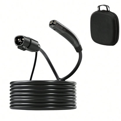 EV Charger Extension Cable For Te Sla, 48Amp 40 Ft Max 240V 11.52 KW With NACS Plug, EV Extension Cord For Level 1/2 Tesla Mobile/Wall Connector/Destination Charger, Model Y/X/3/S, Carrying Bag
