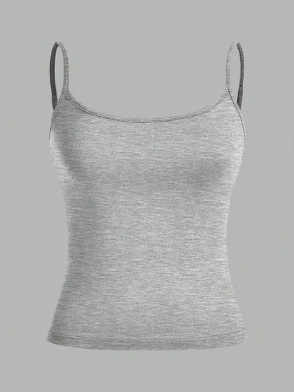 EZwear 3pcs/Set Women's Casual Sexy Tight Fitting Camisole Tops, Suitable For Summer