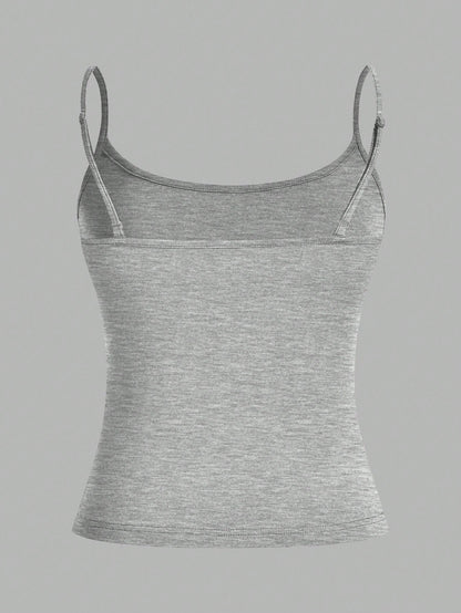 EZwear 3pcs/Set Women's Casual Sexy Tight Fitting Camisole Tops, Suitable For Summer