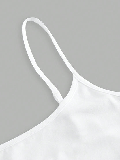 EZwear 3pcs/Set Women's Casual Sexy Tight Fitting Camisole Tops, Suitable For Summer