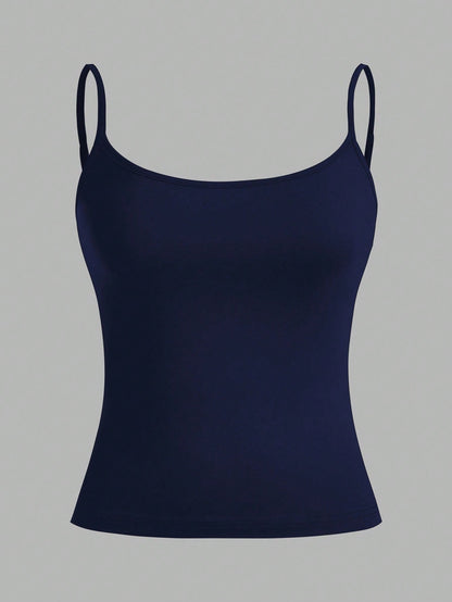 EZwear 3pcs/Set Women's Casual Sexy Tight Fitting Camisole Tops, Suitable For Summer