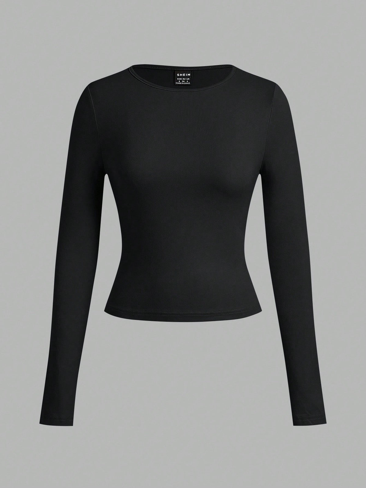 EZwear 3pcs Women Set Wide Neck Tight Fit Long Sleeve Long Length T-Shirt Set, Suitable For Spring, Autumn & Winter Autumn And Winter