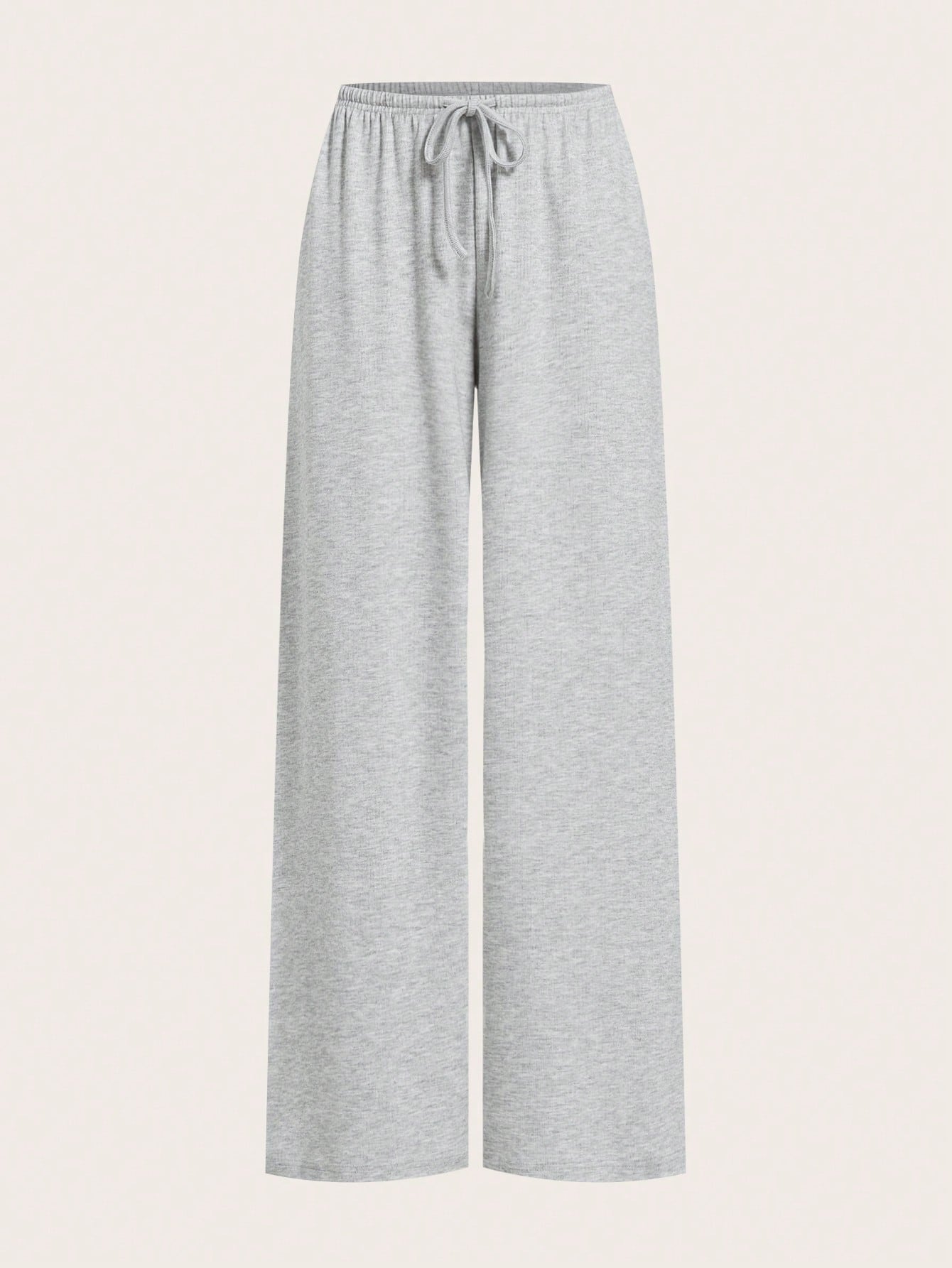 EZwear Two-Piece Set Lightweight Knitted Wide Leg Pants For Women, Two-Tone Color, Casual, Summer Outfits, Beach Holiday