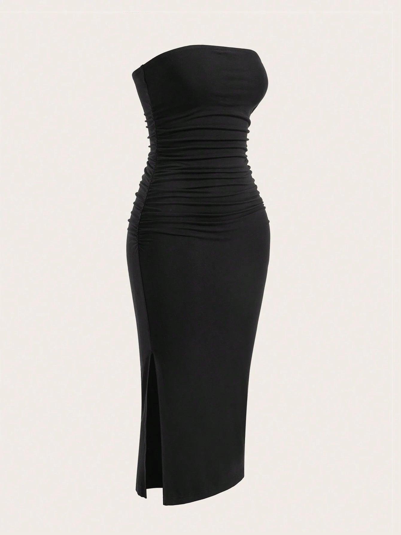EZwear Two-Piece Set Strapless Knit Dress For Women