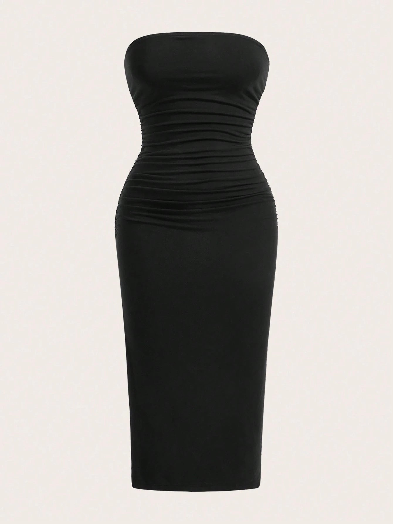EZwear Two-Piece Set Strapless Knit Dress For Women