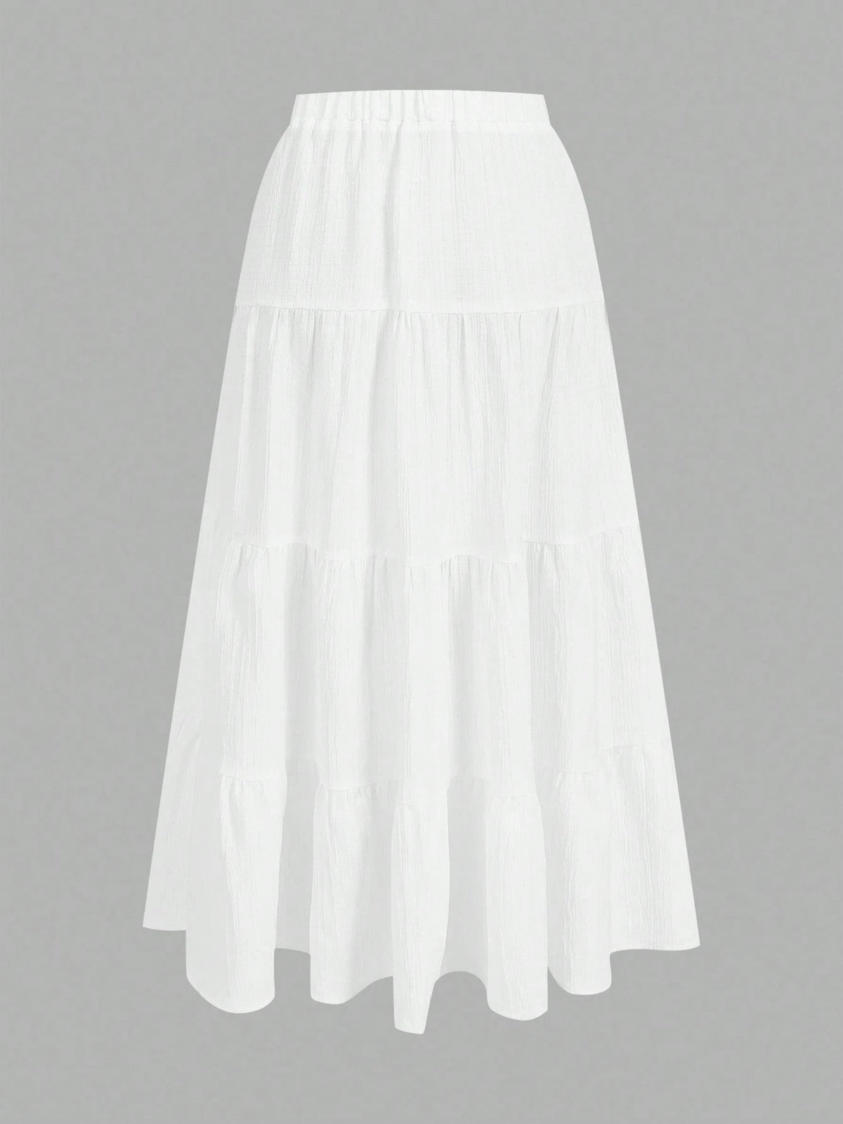 EZwear Women's Casual Vacation Multi-Layer Tiered Skirt, Suitable For Summer