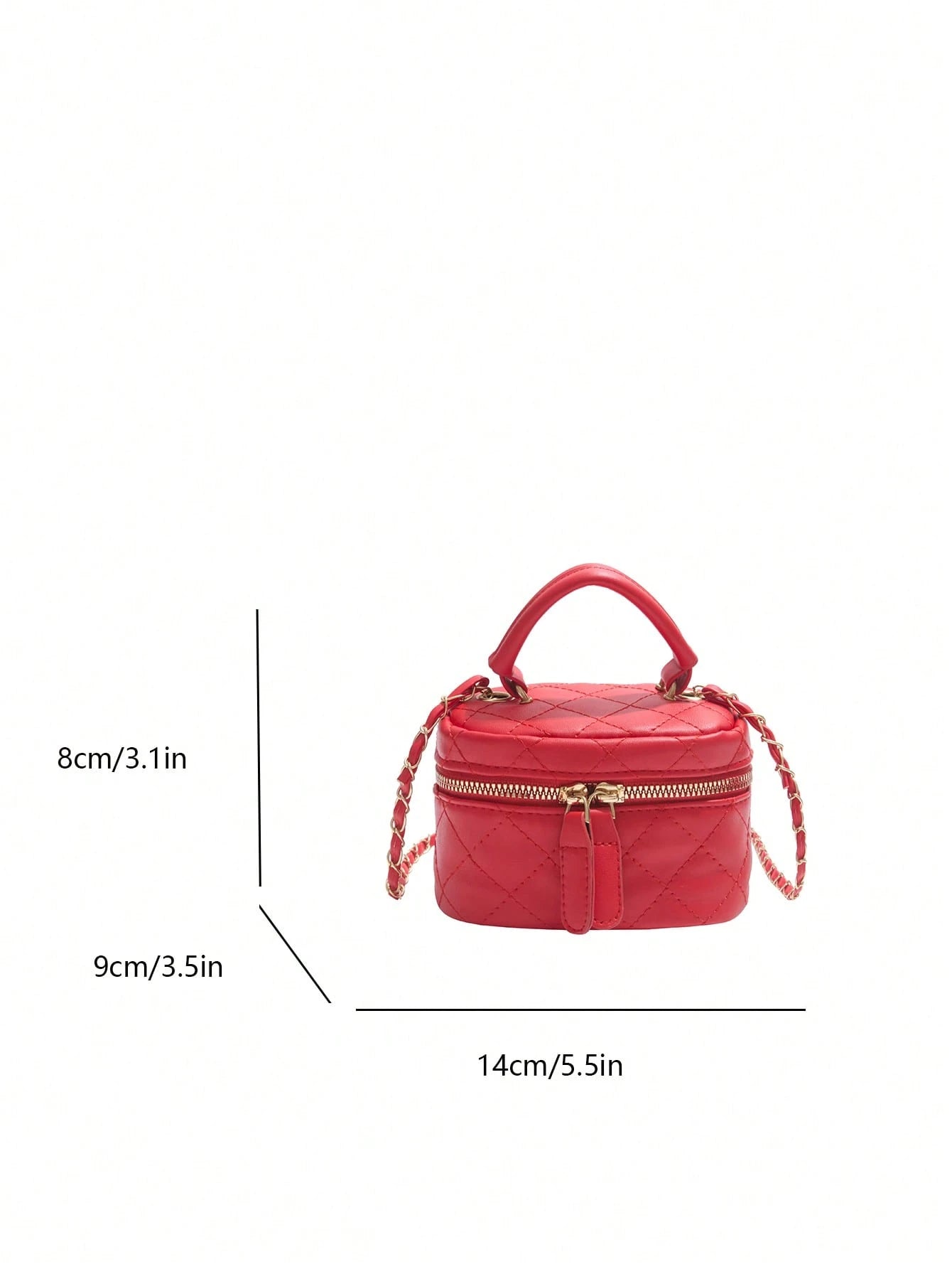 F.FAN.BAGS, Lightweight Mini Bag, Chain Bag, Quilted Diamond Bag, Handbag, Bucket Bag, Very Suitable For Teenage Girls, College Students And White-Collar Professionals, Very Suitable For Office, Colle