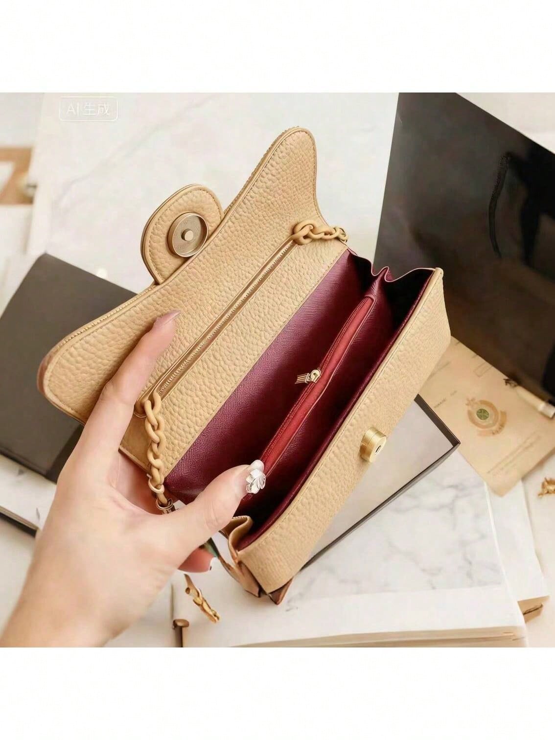 Fashion Classic,Desig Ner,Style Ladies' Wallet, Chain Crossbody Bag