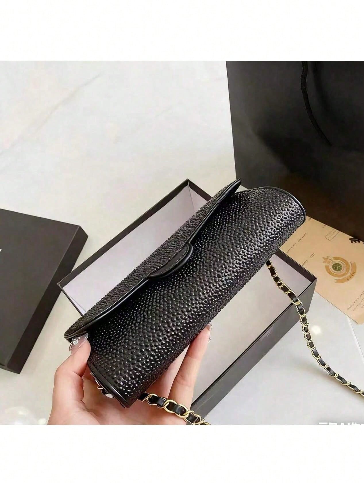 Fashion Classic,Desig Ner,Style Ladies' Wallet, Chain Crossbody Bag