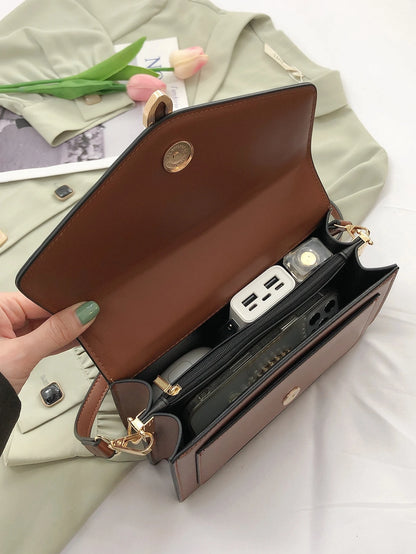 Fashion Decorative Flap Square Handbag Crossbody Bag For Women