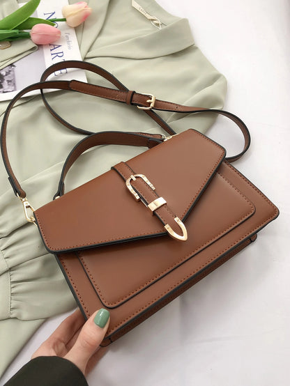 Fashion Decorative Flap Square Handbag Crossbody Bag For Women