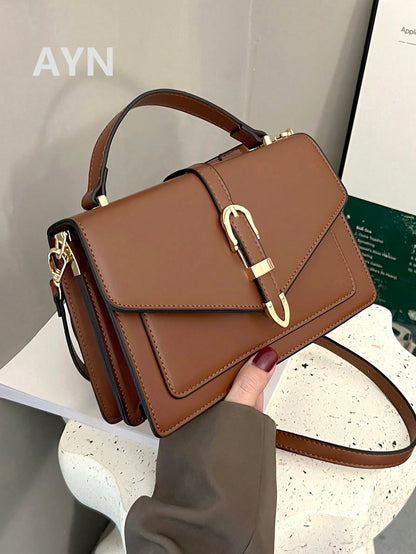 Fashion Decorative Flap Square Handbag Crossbody Bag For Women
