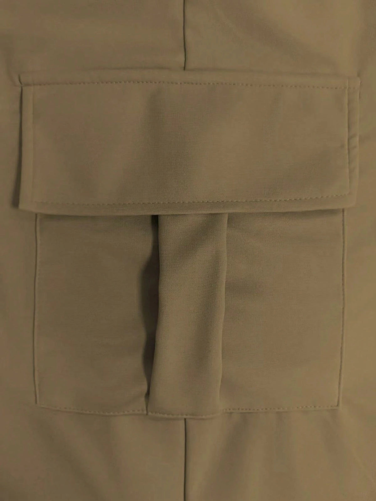Fashion Solid Color Casual Loose Drawstring Waist Cargo Pants Spring