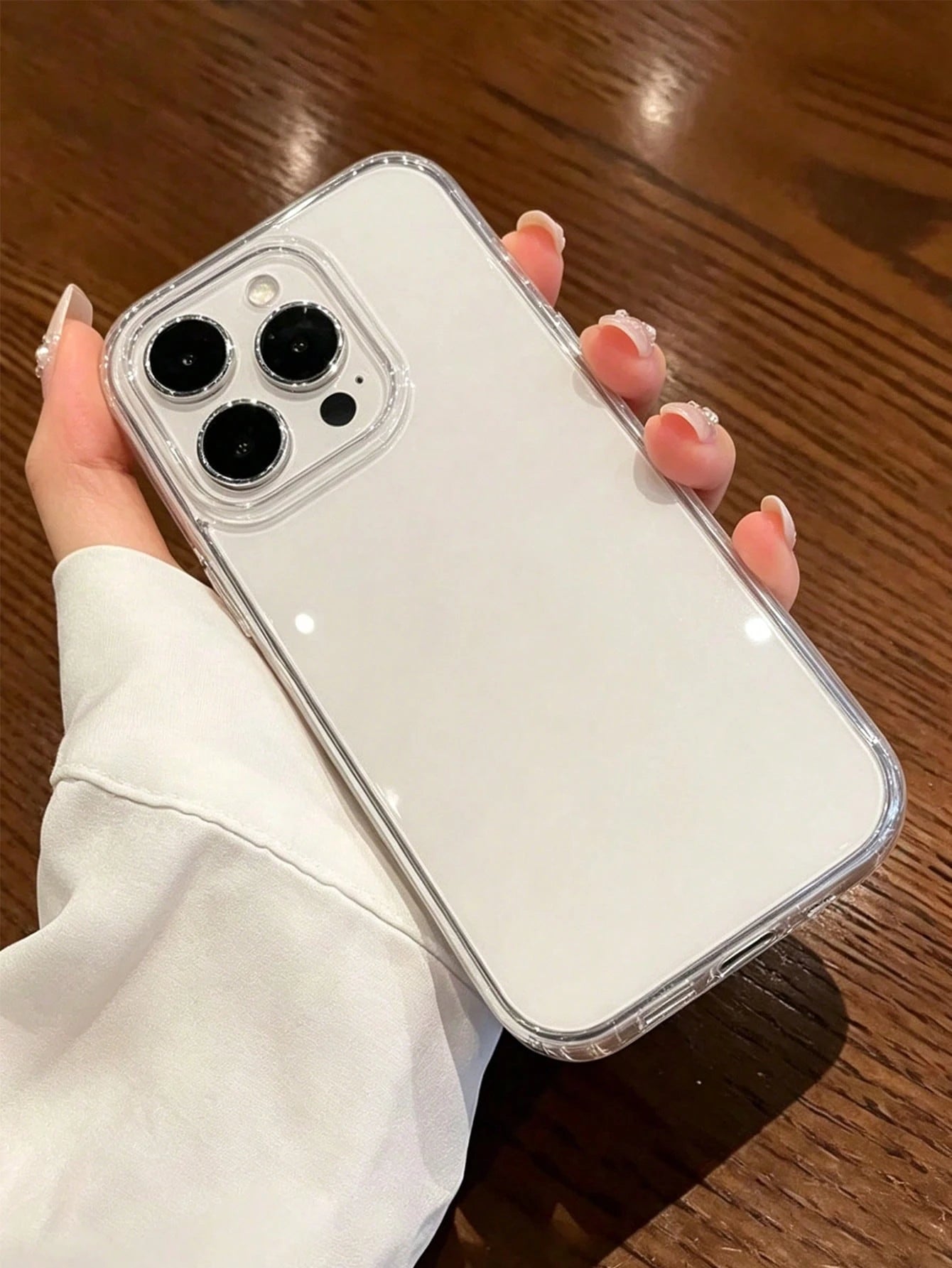 Fashionable Minimalist Transparent TPU Phone Case Suitable For IPhone 17/17 Pro/17 Pro Max/16/16 Pro/16 Pro Max/15/15 Pro/15 Pro Max/14/14 Pro/14 Pro Max/13/12/11, Waterproof, Shockproof, Scratch-Resi