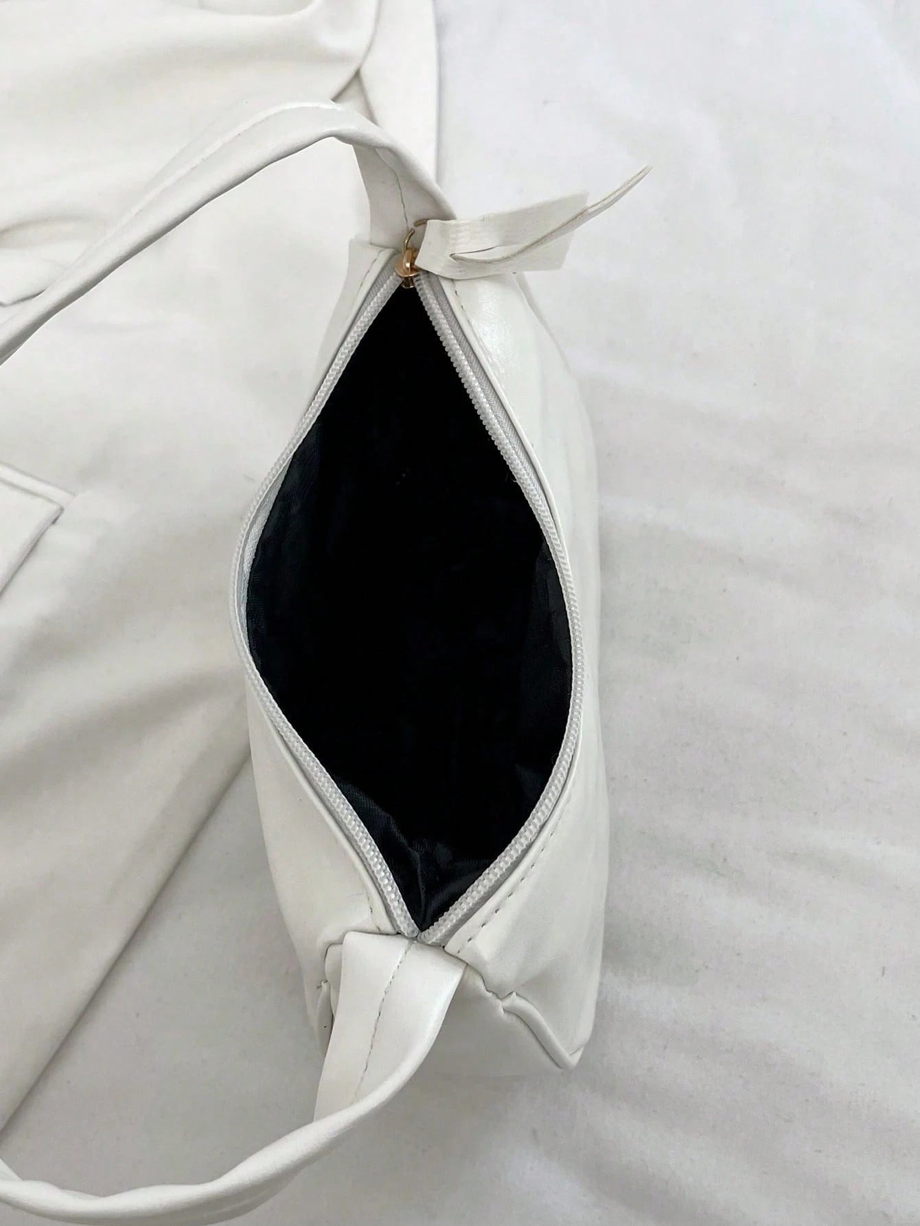 Fashionable New Candy Color Cloud Shaped Solid Color Shoulder Bag, Cute Underarm Bag, Kawaii, Cream Bag