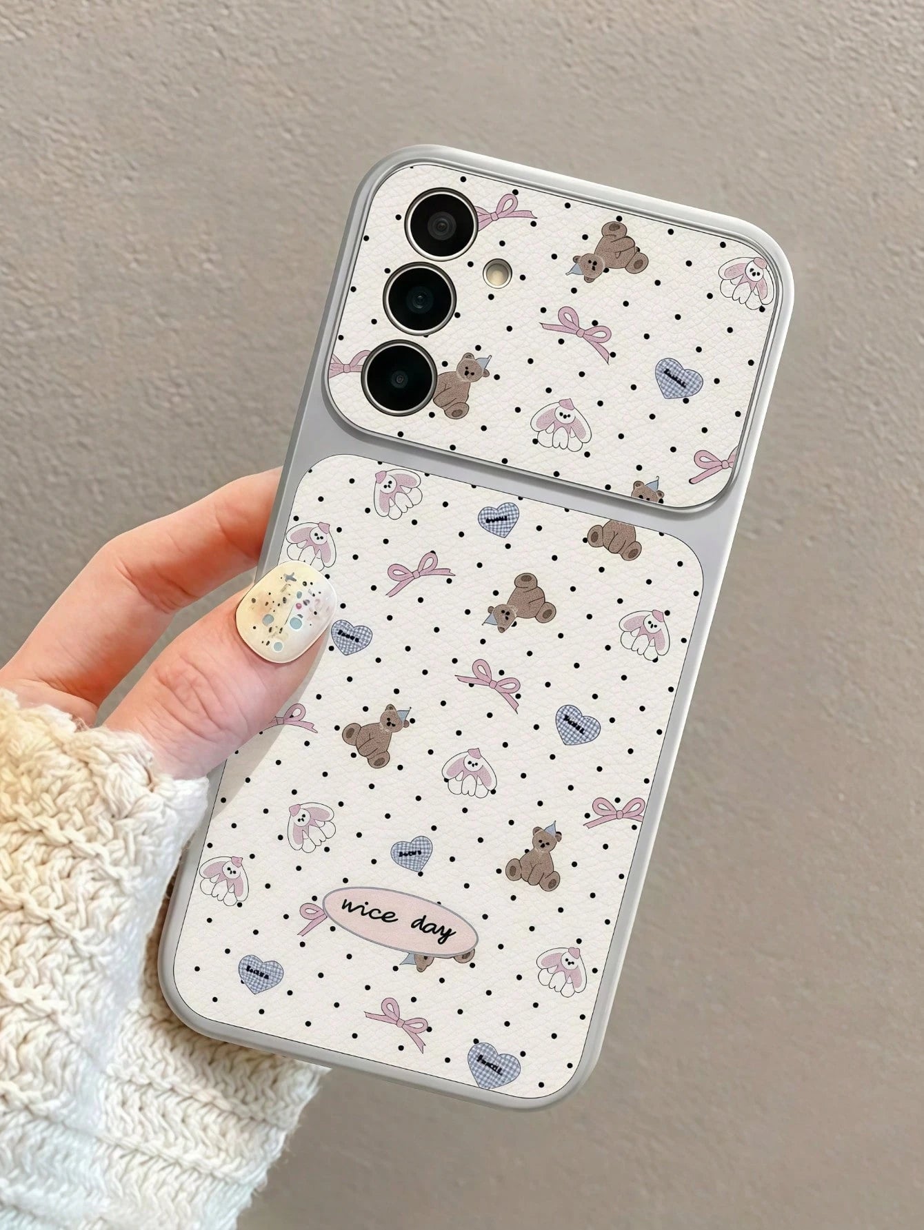 Fashionable Star Polka Dot Bow Heart Animal Pattern Spray-Painted TPU Full Coverage Phone Case Compatible With Apple 17 Pro Max/16 Pro Max/15 Pro Max/14 Pro Max/13 Pro Max/12 Pro Max/11 Pro Max/Galaxy