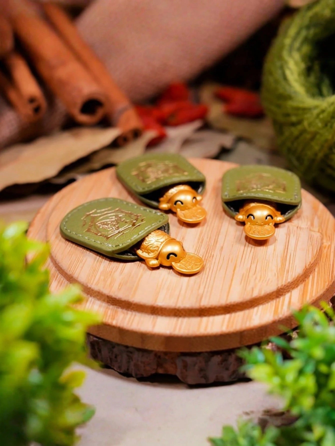 Feng Shui Wealth‑Attracting Turtle Ornament With Coins In Its Mouth-Symbolizing Longevity And Financial Stability.