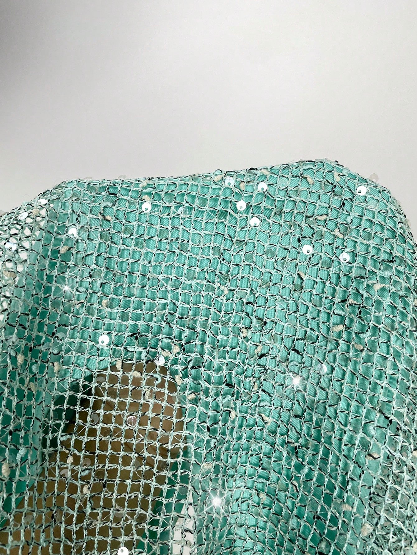 Firerie Plus Size Sexy Sequin Backless Halter Top For Summer