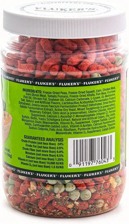 Fluker'S Buffet Blend Adult Bearded Dragon Veggie Variety Diet, 7 Oz