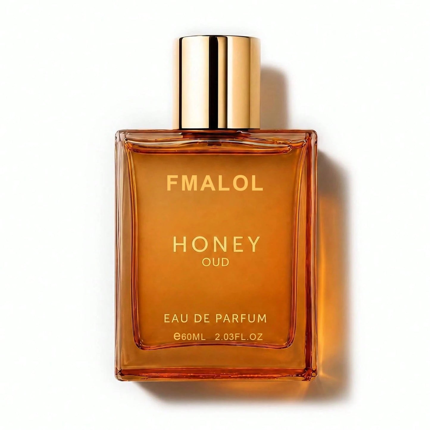 Fmalol Honey OUD Perfume For Women & Men 60ml,Vanilla, Bergamot & Patchouli Notes,Long-Lasting Arabian Unisex Perfumes For Women & Men,Floral & Spicy Cologne Honey Perfume