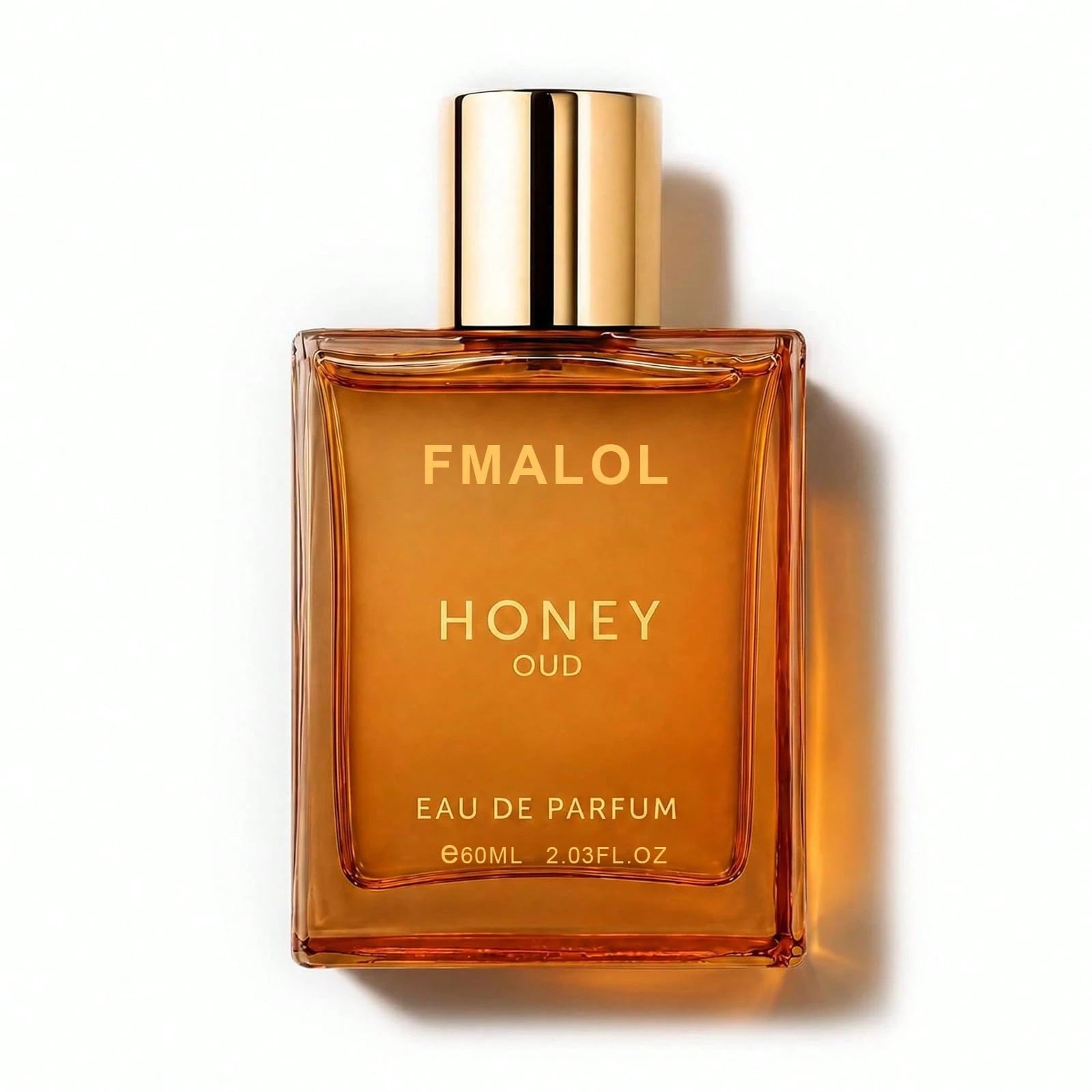 Fmalol Honey OUD Perfume For Women & Men 60ml,Vanilla, Bergamot & Patchouli Notes,Long-Lasting Arabian Unisex Perfumes For Women & Men,Floral & Spicy Cologne Honey Perfume