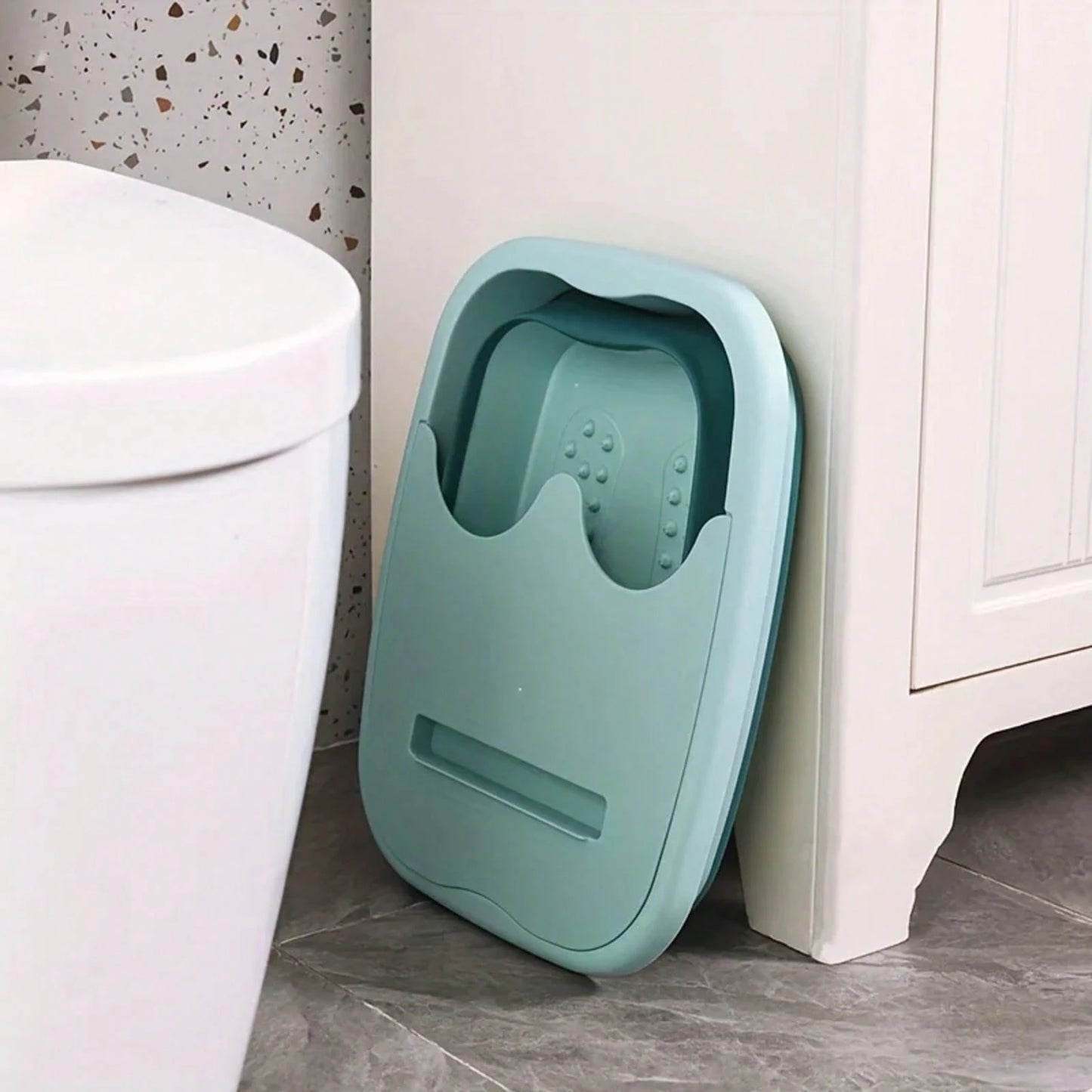 Foldable Foot Bath Tub – Portable, Covered Basin With Ergonomic Design, Suitable For Travel And Home Use