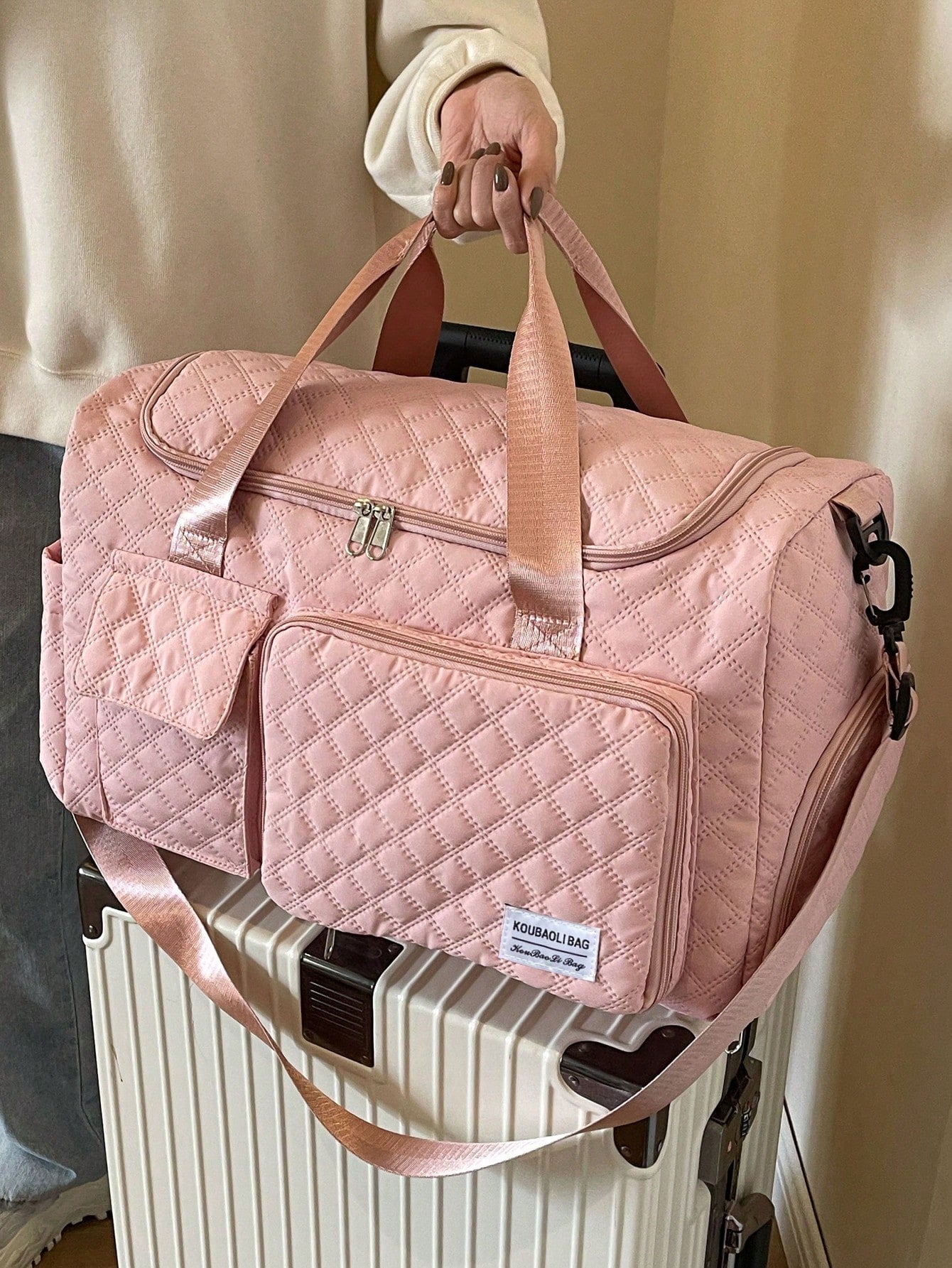 Foldable Portable Travel Bag, Hospital Maternity Bag, School Supplies Bag, Lightweight, Durable, Stylish, For Home, For Outdoor, Daily Use, Summer