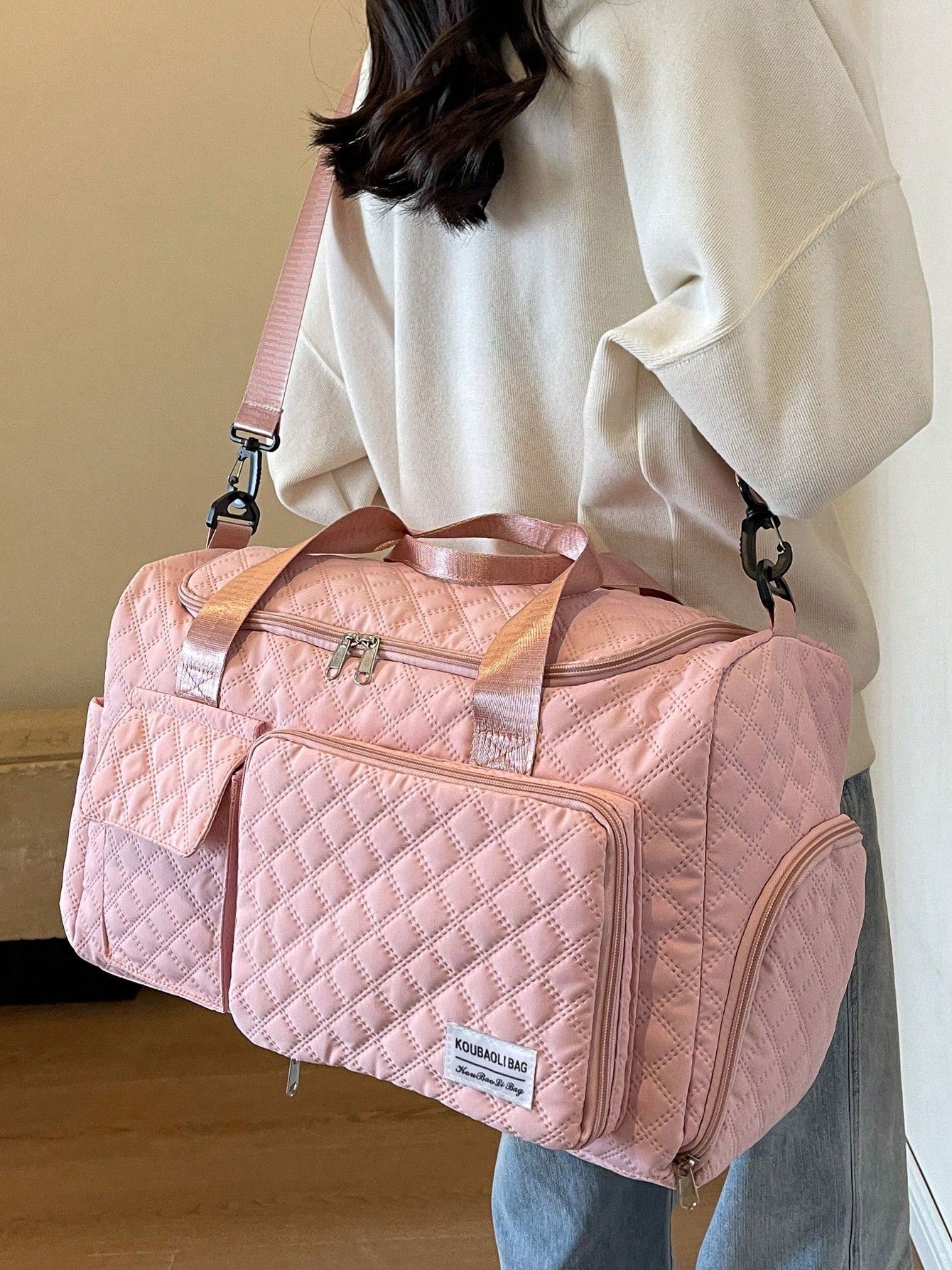 Foldable Portable Travel Bag, Hospital Maternity Bag, School Supplies Bag, Lightweight, Durable, Stylish, For Home, For Outdoor, Daily Use, Summer